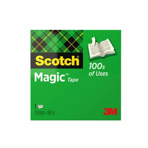 Nastro adesivo Scotch® Magic™ 810 19 mm x 66 m trasparente opaco 810-1966